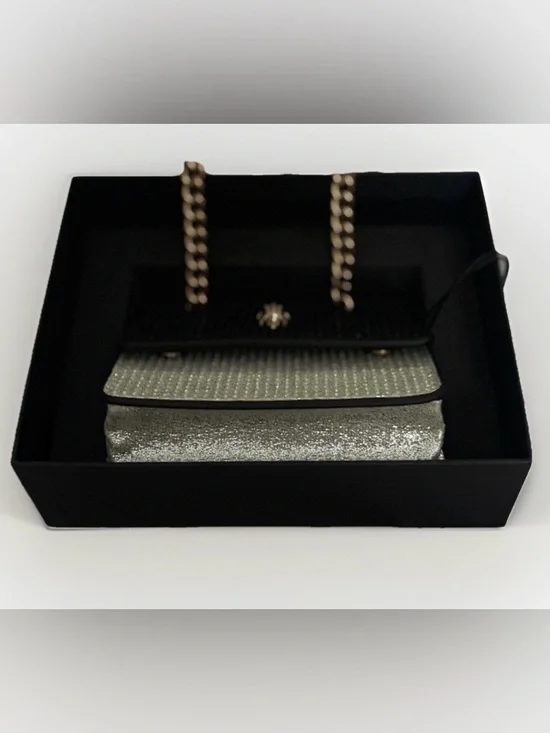 Kurt Geiger London NWT Micro Kensington Black/White Rhinestone Crossbody in Box - Picture 8 of 10